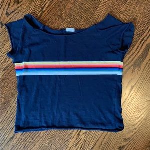 Brandy Melville navy blue top